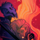 Illustration for article titled In a spacefaring future, a girl must join with a demon to battle a god